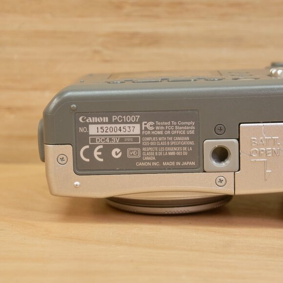 Canon PowerShot A20 2.1 MP Digital Camera w/ 3x Optical Zoom, Tested & Working - Picture 6 of 7